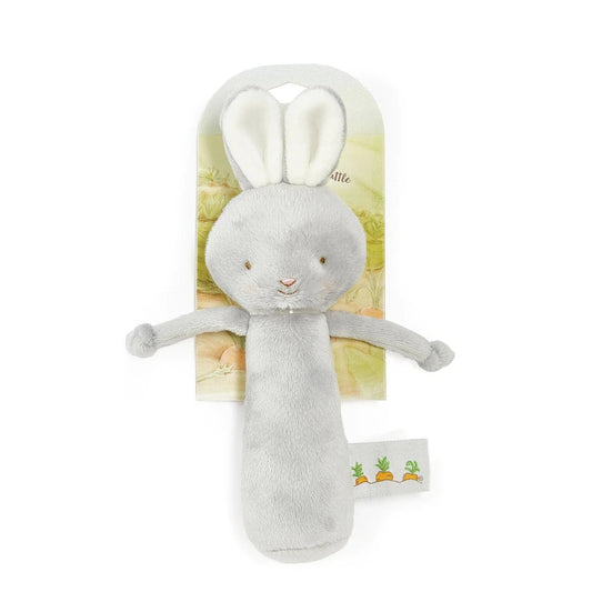 Friendly Chime Baby Rattle - Gray Bunny - Peregrine Kidswear - rattle -