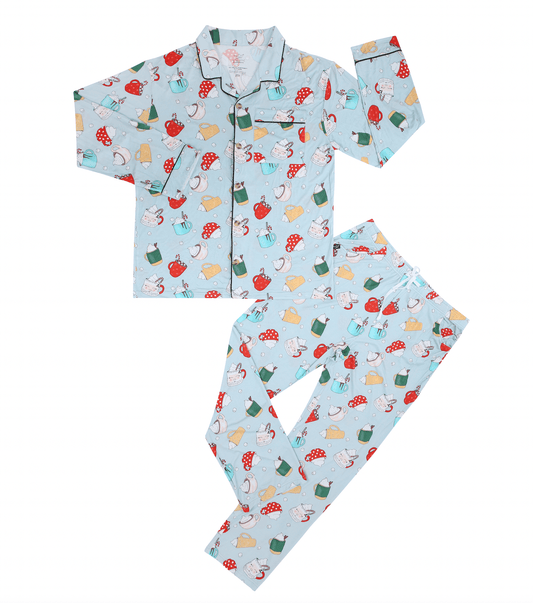Holiday Hot Chocolate Men's Bamboo Pajamas - Peregrine Kidswear - Small