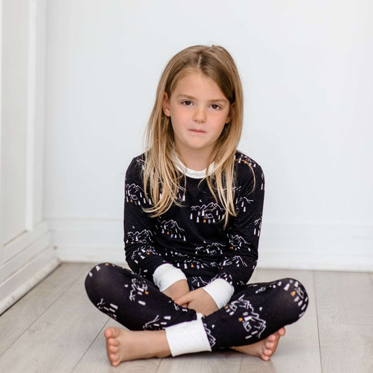 Midnight Camping Two-Piece Bamboo Pajamas - Peregrine Kidswear - 12-18M