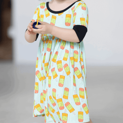 Popsicles Children's Bamboo Twirl Dress - Peregrine Kidswear - Dresses - 2T