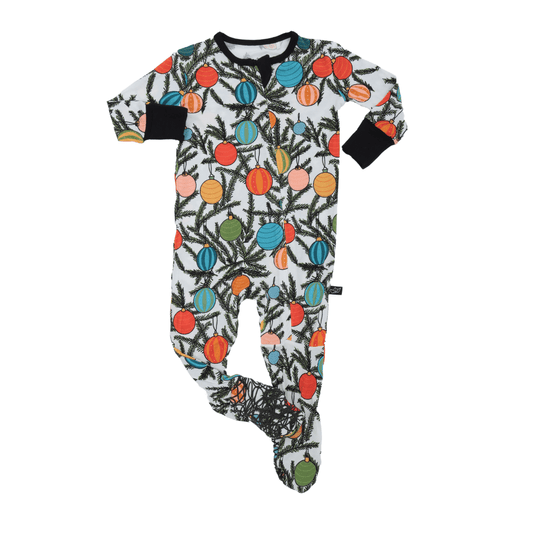 PREORDER Bulbs and Branches Infant Bamboo Footed Sleeper - Peregrine Kidswear - Footed Sleepers - 0-3M