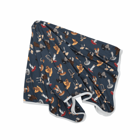 PREORDER Moody Mushrooms Bamboo Everywhere Blanket - Peregrine Kidswear - Blankets -