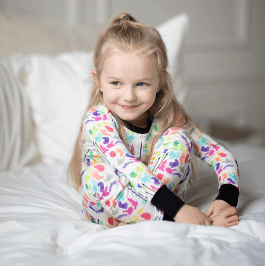 Watercolors Two-Piece Bamboo Pajamas - Peregrine Kidswear - 2 Piece Pajamas - 12-18M